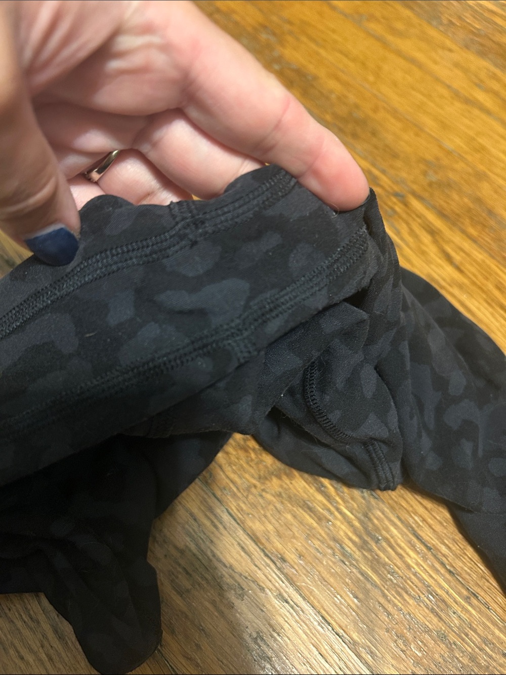 lululemon athletica Black Leopard-Print High-Rise Jeggings - Picture 5 of 6
